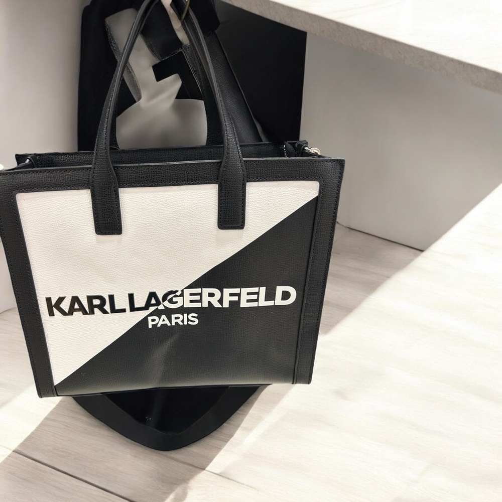 Karl Lagerfeld Black and White Women's Bag NWT